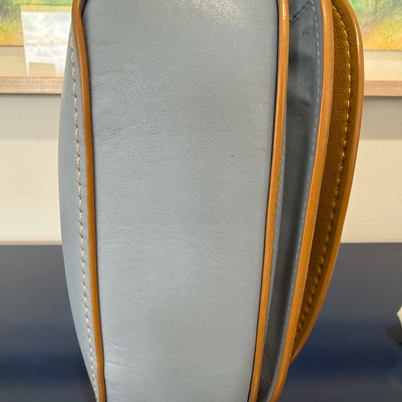 Coach 1941 Saddle Bag 23 Cornflower Blue Glovetanned Leather 20115 EUC - Picture 6 of 14